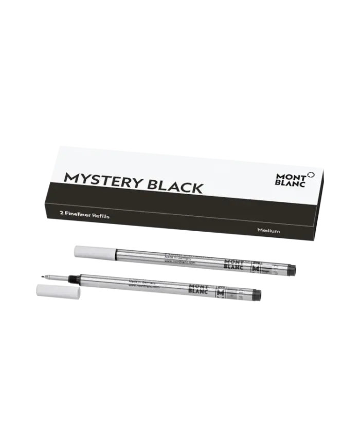 2 Refills Montblanc per Fineliner "M" di Colore Mistery Black