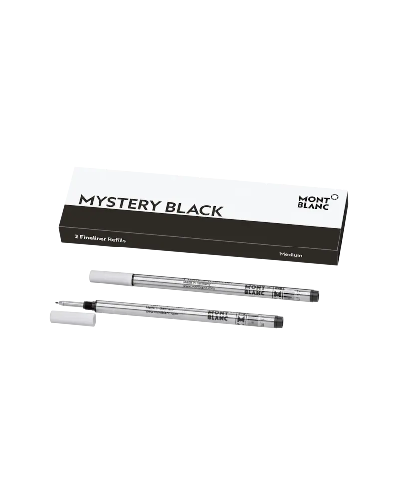 2 Refills Montblanc per Fineliner "M" di Colore Mistery Black