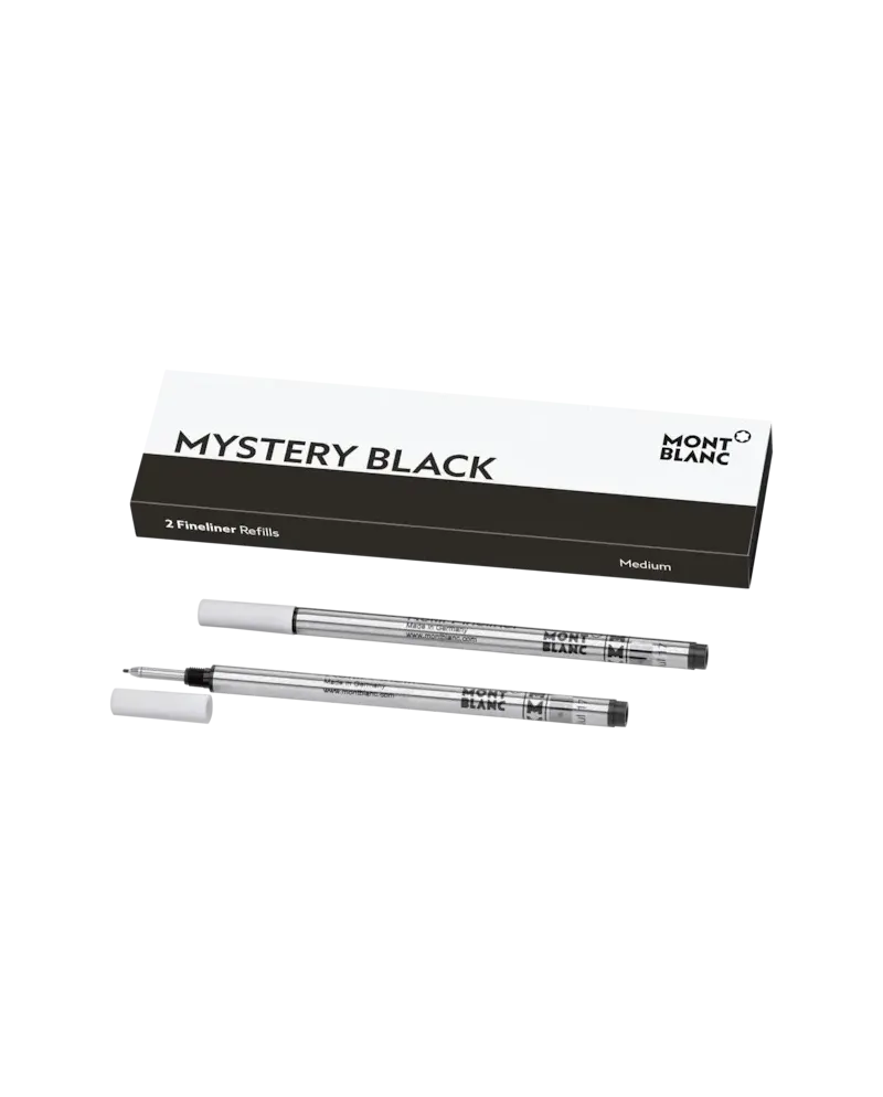 2 Refills Montblanc per Fineliner "M" di Colore Mistery Black 2 Refills Montblanc per Fineliner "M" di Colore Mistery Black