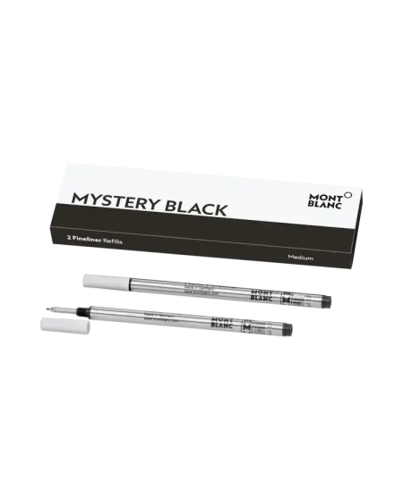 2 Refills Montblanc per Fineliner "M" di Colore Mistery Black