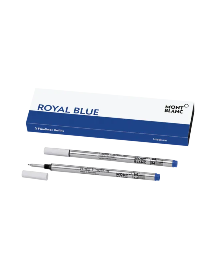 2 Refills Montblanc per Fineliner "M" di Colore Royal Blue