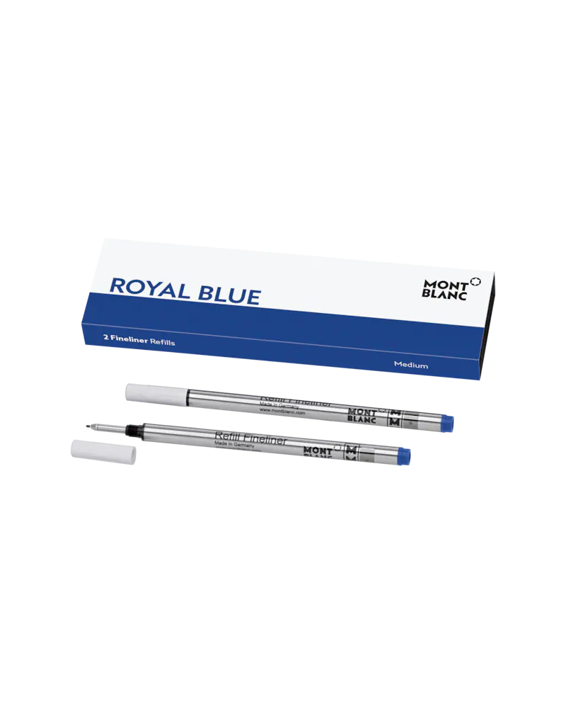 2 Refills Montblanc per Fineliner "M" di Colore Royal Blue