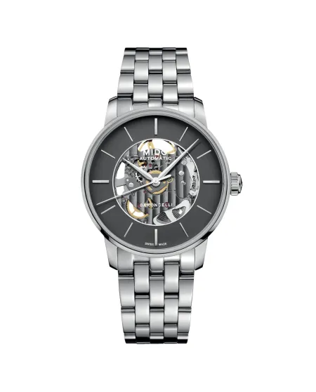 Orologio Mido Baroncelli Signature Skeleton con Cinturino in Acciaio
