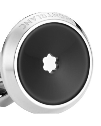 Gemelli Montblanc Star con resina nera