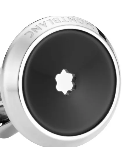 Boutons de manchette Montblanc Star en résine noire