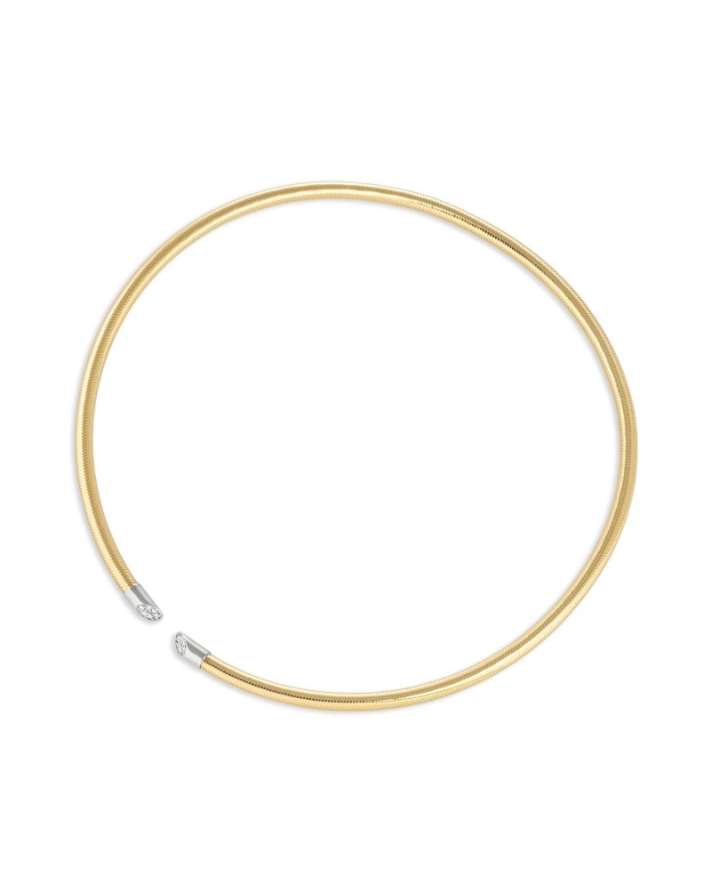 Ponte Vecchio Nobile Necklace in Yellow Gold with Diamonds