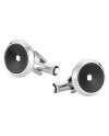 Montblanc Star Cufflinks with Black Resin