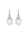 Boucles d'oreilles Chantecler Joyful en or blanc avec diamants, quartz et cristal
