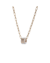 Chantecler Carousèl Necklace with Pendant with Diamonds and White Enamel