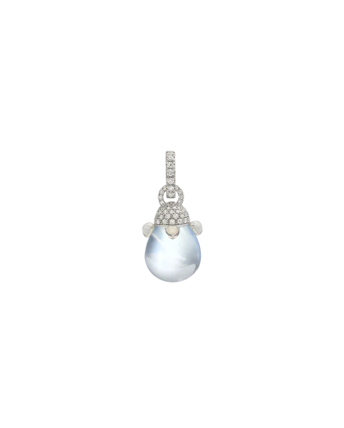 Ciondolo Chantecler Joyful in Oro bianco con Diamanti, Quarzi e Cristallo