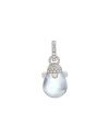 Pendentif Chantecler Joyful en or blanc avec diamants, quartz et cristal