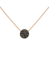 Collier Chantecler Capritude Paillettes en Or Rose et Pavé de Diamants Noirs