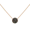 Collier Chantecler Capritude Paillettes en Or Rose et Pavé de Diamants Noirs