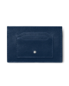 Porte-cartes Montblanc Meisterstück en cuir bleu à 6 compartiments
