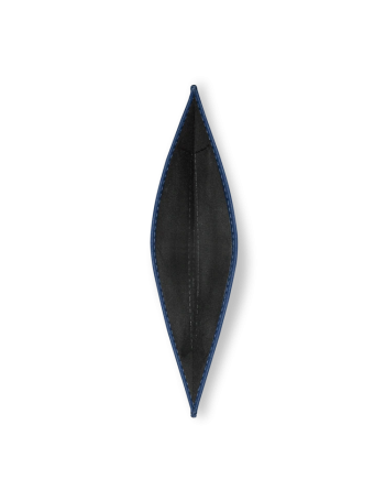 Porte-cartes Montblanc Meisterstück en cuir bleu à 6 compartiments