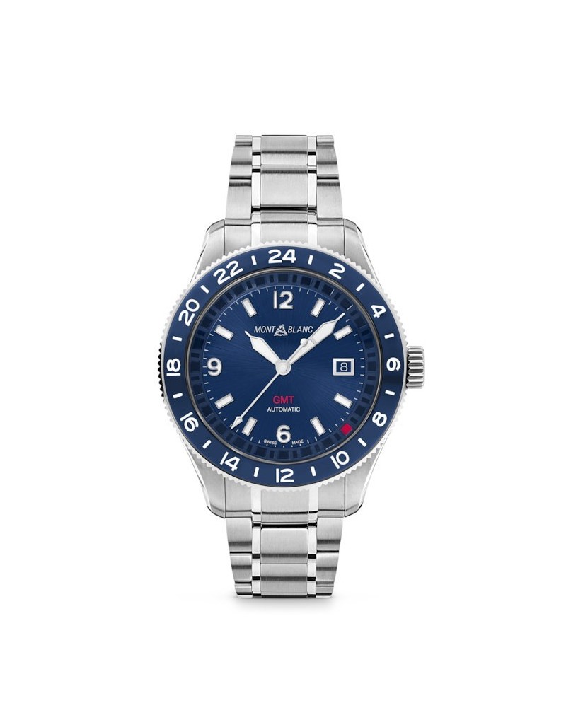 Orologio Montblanc 1858 GMT Blu