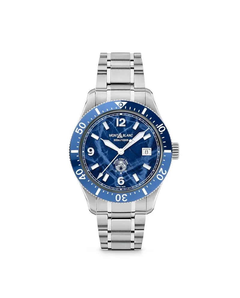 Orologio Montblanc 1858 Ice Sea Automatic Date Blu Orologio Montblanc 1858 Ice Sea Automatic Date Blu
