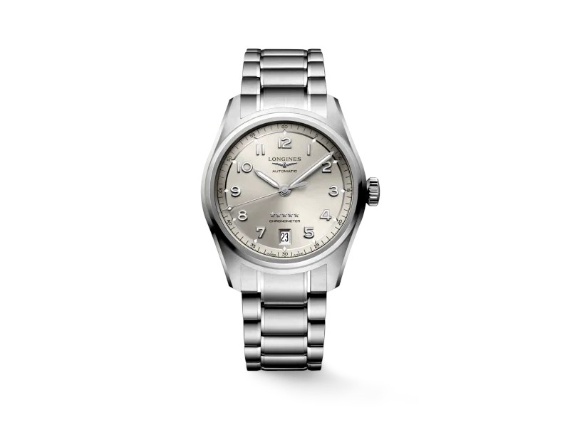 Longines Spirit 37 mm watch with Champagne Dial and Steel Bracelet