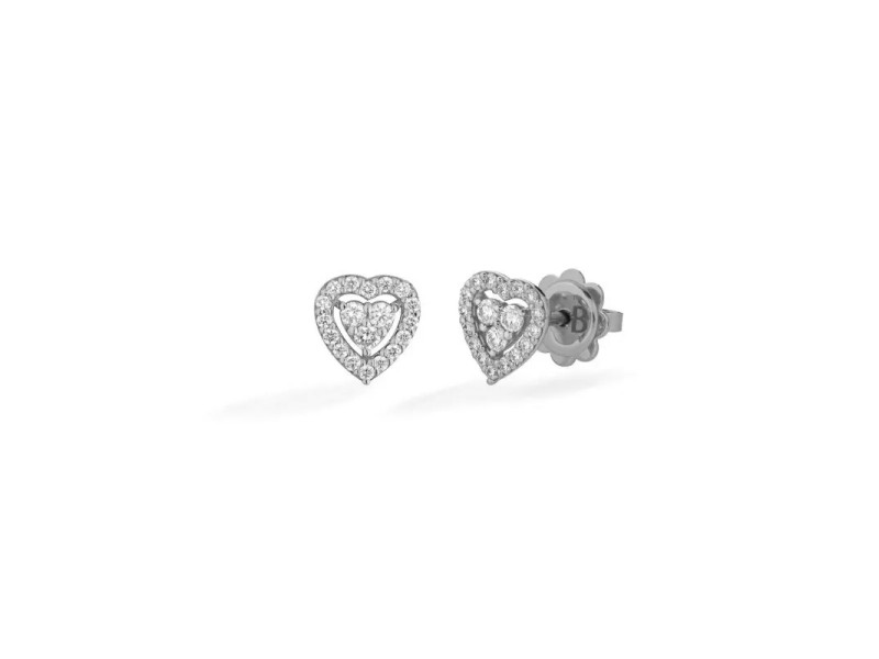 Buonocore Hope Earrings in White Gold with Diamonds