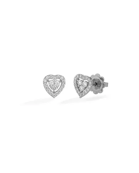 Orecchini Buonocore Hope in Oro Bianco con Diamanti