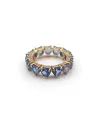 Malafimmina Ring in Yellow Gold with Blue Topaz