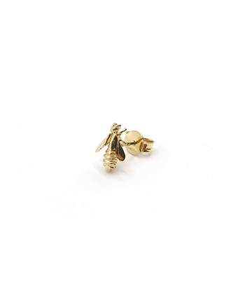Mono Boucle d'Oreille Malafimmina en Or Jaune avec Abeille Moyenne