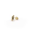 Malafimmina Single Earring in Yellow Gold with Medium Bee