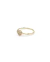 Anello Casella Gioielli in Oro Giallo con Cuore di Zirconi