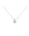 Jewel Casella Choker in White Gold with Heart of Zircons
