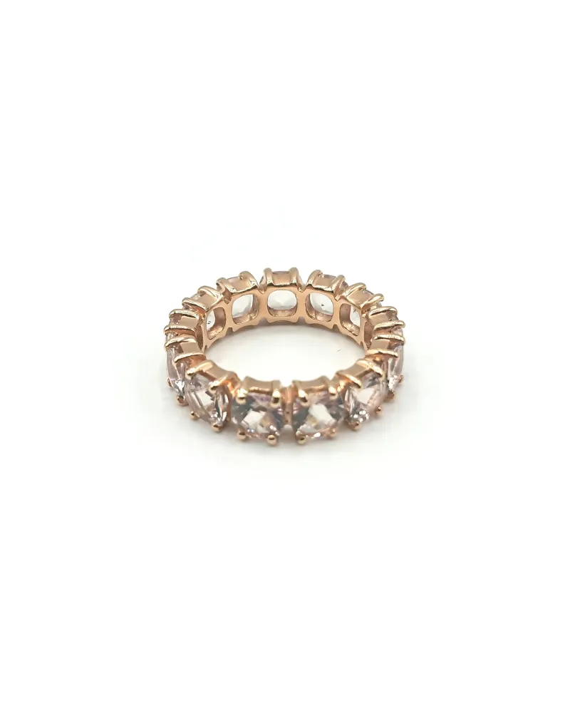 Bague Malafimmina en Or Jaune avec Topaze Rosée