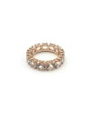 Malafimmina Ring in Yellow Gold with Rosé Topaz