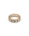 Malafimmina Ring in Yellow Gold with Rosé Topaz