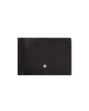Montblanc Sartorial Wallet in Black Leather 6 Compartments with Money Clip