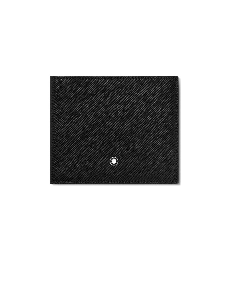 Montblanc Sartorial Wallet in Black Leather with 8 Compartments