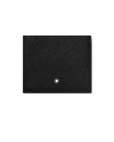 Montblanc Sartorial Wallet in Black Leather with 8 Compartments
