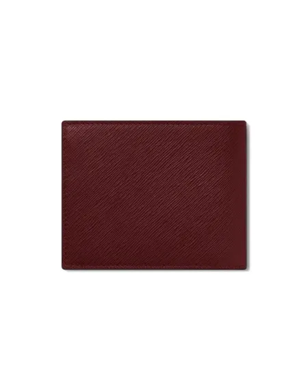 Portafoglio Montblanc Sartorial in Pelle Viola di Cobalto a 6 Scomparti
