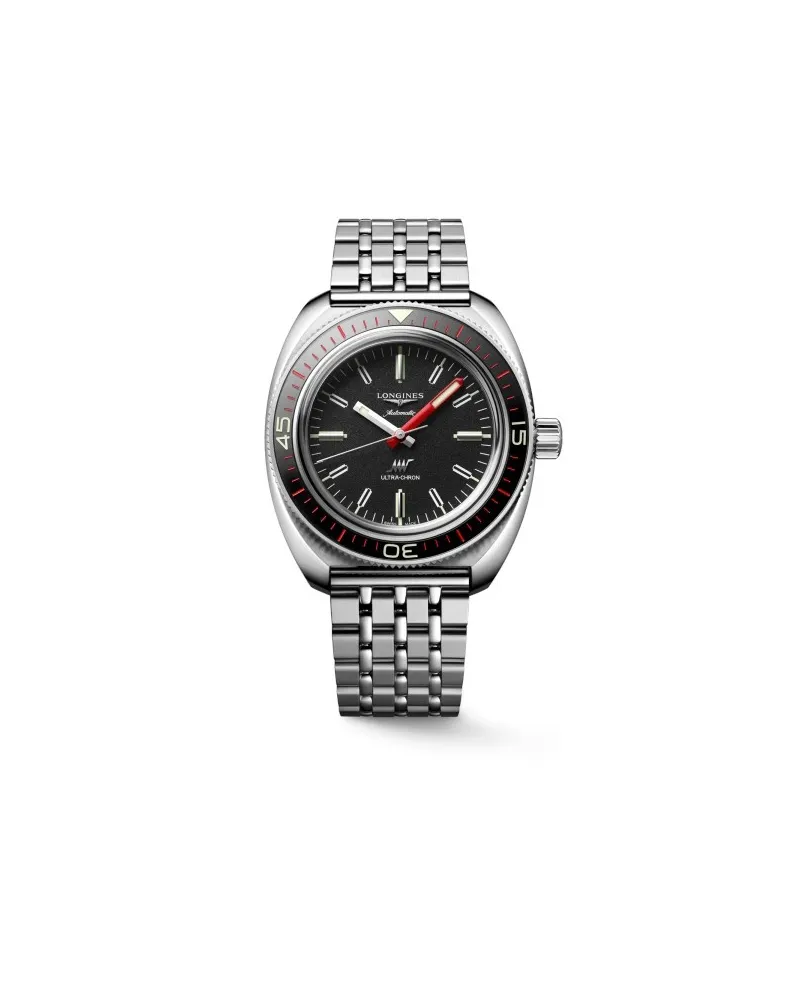 Montre Longines Ultra-Chron avec bracelet en acier Montre Longines Ultra-Chron avec bracelet en acier