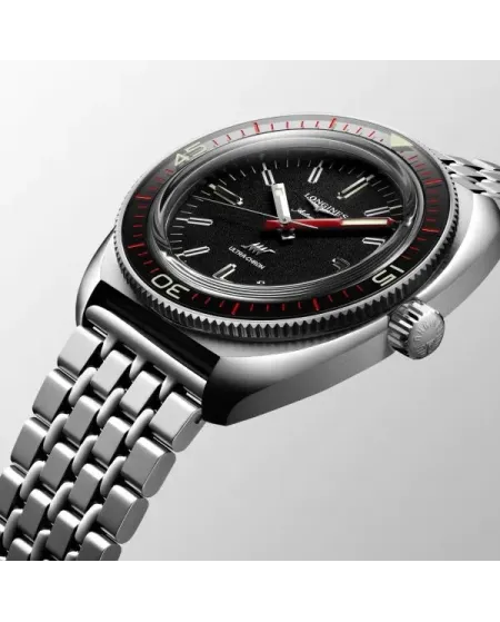 Montre Longines Ultra-Chron avec bracelet en acier