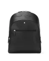 Montblanc Sartorial Medium Backpack 3 Compartments in Black Leather
