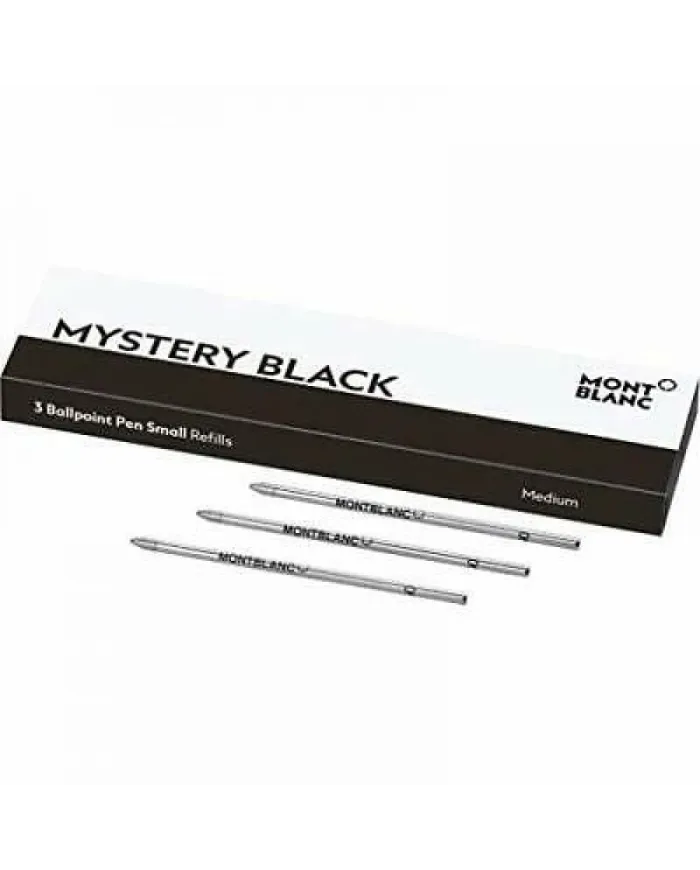 3 Refills Piccole Montblanc per Penna a Sfera Mistery Black