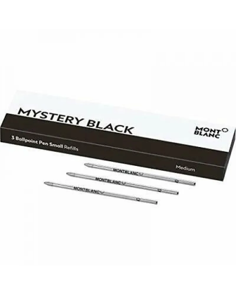 3 Small Montblanc Refills for Mystery Black Ballpoint Pen
