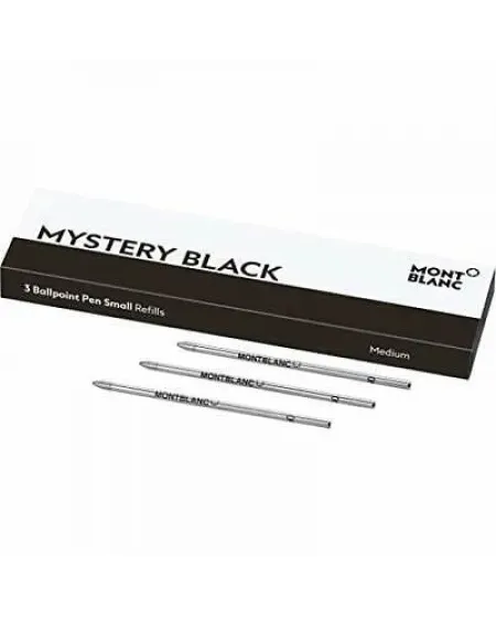 3 Small Montblanc Refills for Mystery Black Ballpoint Pen