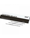 3 Refills Piccole Montblanc per Penna a Sfera Mistery Black