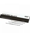 3 Refills Piccole Montblanc per Penna a Sfera Mistery Black