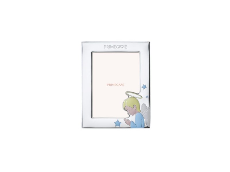 Le Bebé Primegioie frame in PVD Silver with Little Angel