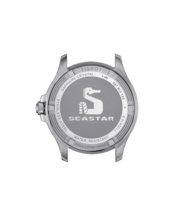 Montre Tissot Seastar 1000 40 mm avec cadran noir et bracelet en acier