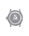 Tissot Seastar 1000 40 mm watch with black dial and steel bracelet