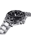 Tissot Seastar 1000 40 mm watch with black dial and steel bracelet