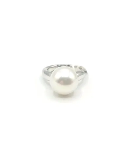 Anello Mikimoto in Oro Bianco con Perla