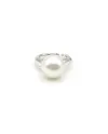 Anello Mikimoto in Oro Bianco con Perla